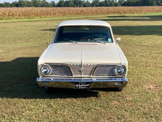 225 slant six in front of a three on the tree manual transmission. Driver ready. 1966 Plymouth Valiant