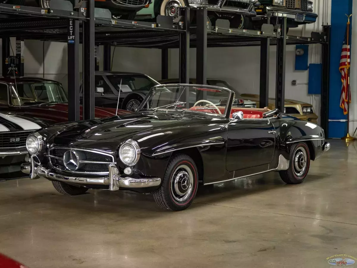 22589 Miles 18977cc 4 cyl 4 speed manual2 Door Roadster Convertible 1957 Mercedes-Benz 190-Series Convertible Roadster