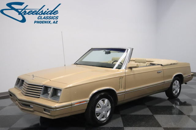 2.2L I4, AUTO, PS, FRONT DISCS, ACTUAL MILES, 1 OWNER, CLASSIC DROPTOP CRUISER!! 1983 Dodge 400