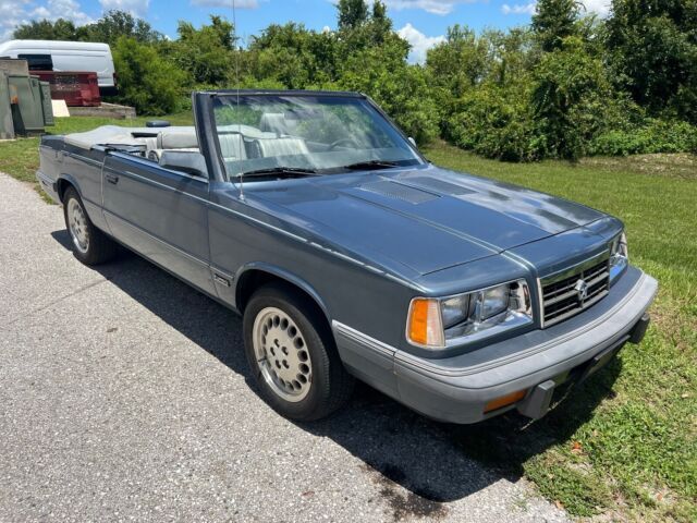 2.2L TURBO 600ES convertible! Like Aries Plymouth Reliant Chrysler K LeBaron 1986 Dodge 600ES Convertible