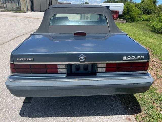 1986 Dodge 600ES Convertible - photo 5