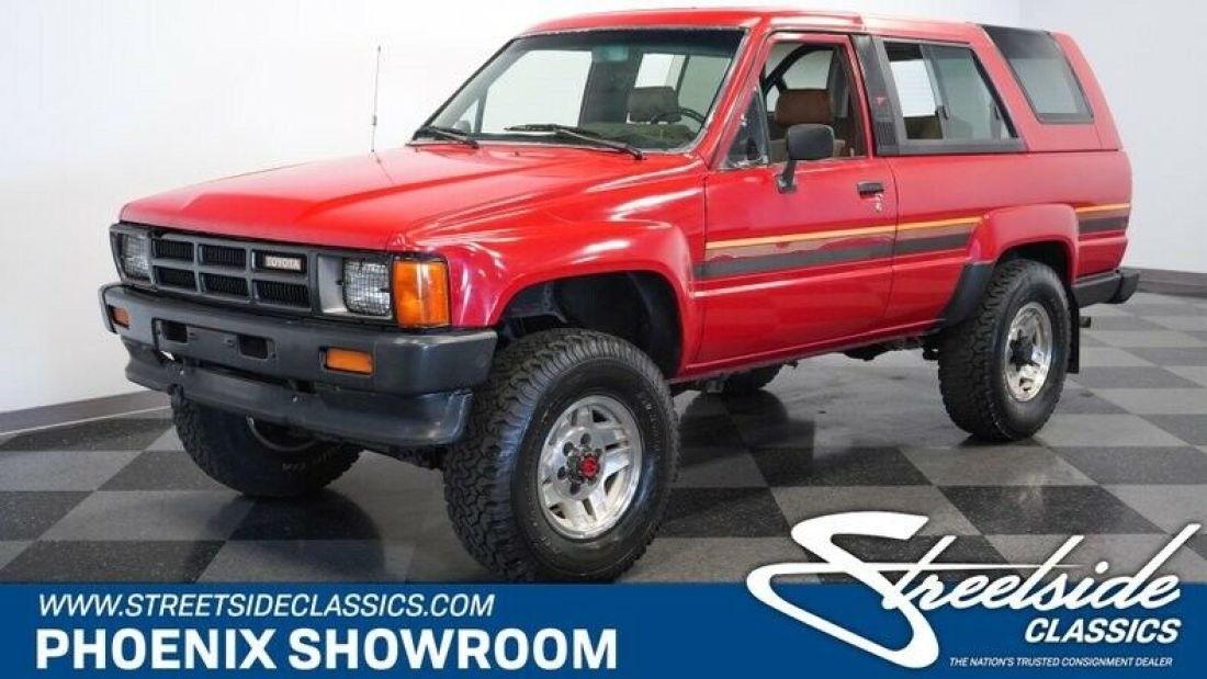 22r Inline 4 Manual Original Classic Vintage Collector A/C Red Black L4 1986 Toyota 4Runner 4x4