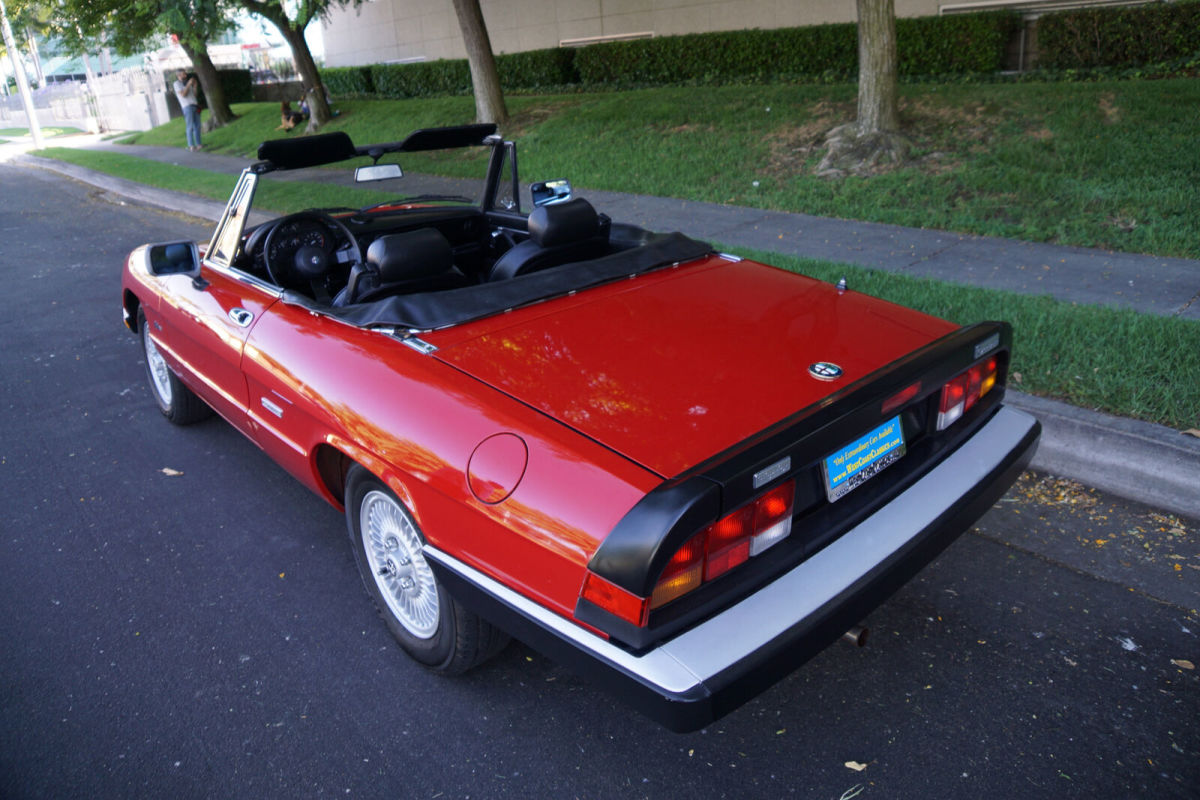 1988 Alfa Romeo Spider Graduate Convertible with 23K original mile Graduate - photo 13