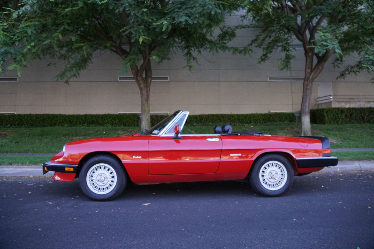 1988 Alfa Romeo Spider Graduate Convertible with 23K original mile Graduate - photo 3