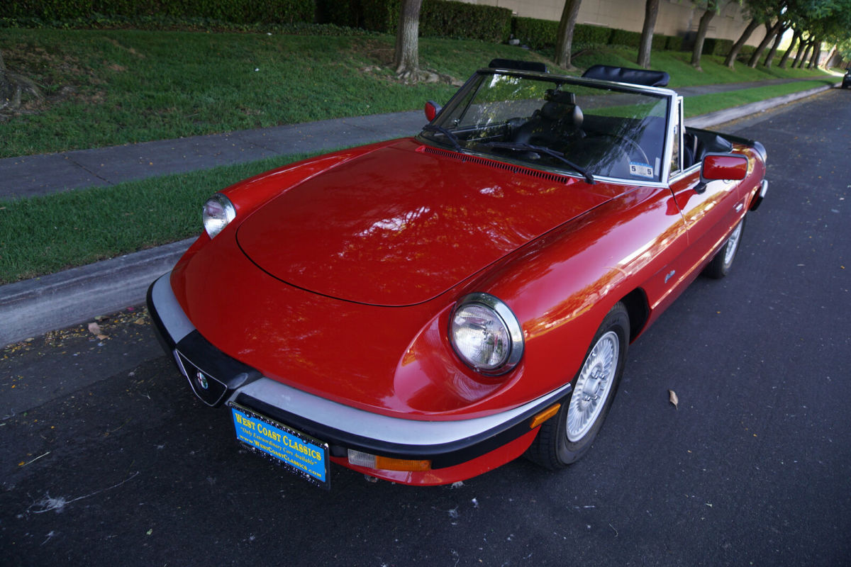 1988 Alfa Romeo Spider Graduate Convertible with 23K original mile Graduate - photo 6