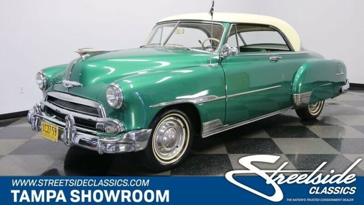 235 INLINE 6 BLUE FLAME 2 SPEED AUTO NICE PAINT ORIGINAL GREEN/GRAY INTERIOR 1951 Chevrolet Bel Air/150/210