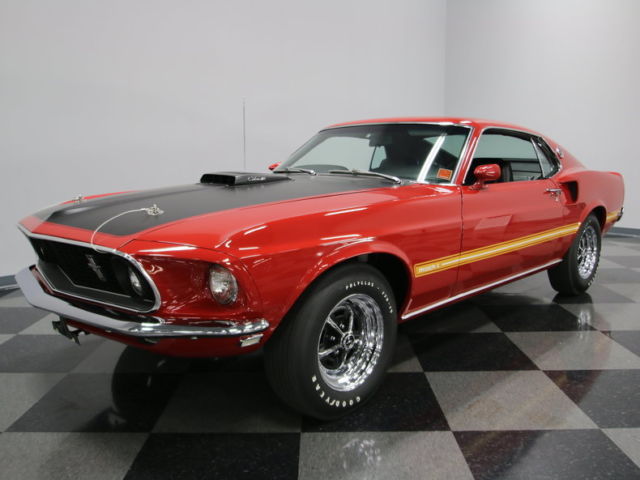 24K ACTUAL MILES W/ TITLE DOCS, DELUXE MARTI, ALL #'S MATCHING, R-CODE 428 &MORE 1969 Ford Mustang Mach 1 Cobra Jet