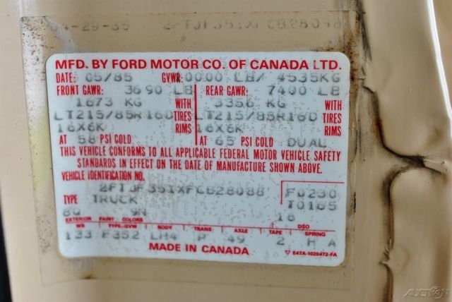 1985 Ford F-350 24k Original Miles Diesel 4-Speed Immaculate p.w - photo 13