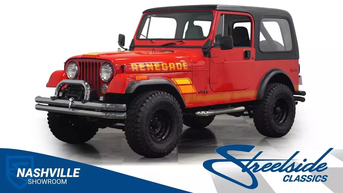 258ci inline 6 four speed manual great 4x4 Jeep look 1983 Jeep CJ