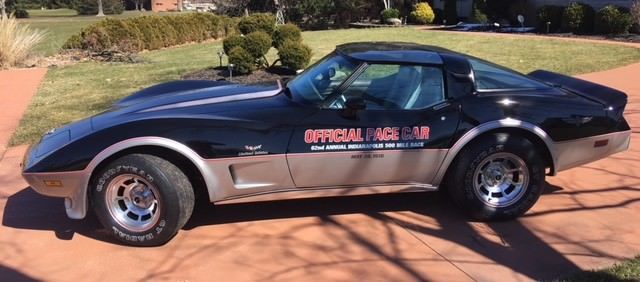 25th Anniversary Limited Edition 1978 Chevrolet Corvette (13,298 miles) 1978 Chevrolet Corvette Indy Pace Car