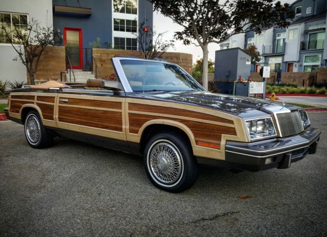 26,000 ORIGINAL MILES! Award Winning Car! Beautiful Woody Survivor. 1984 Chrysler LeBaron Mark Cross Town & Country