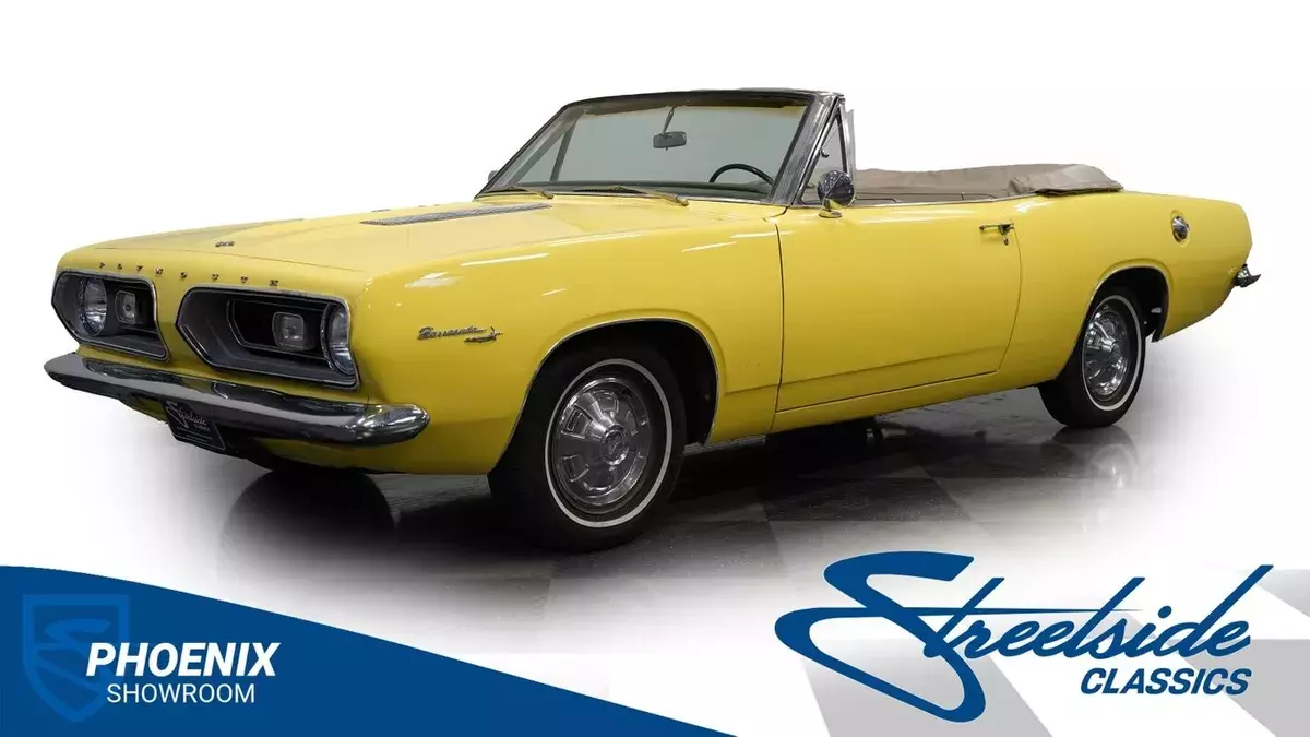 273 V8 BARRACUDA CONVERTIBLE 1967 Plymouth Barracuda Convertible