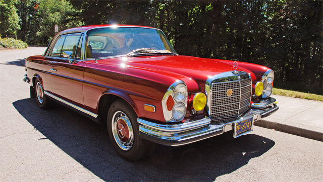 280SE 3.5 Coupe Two Owner Car History From New - Rust Free Numbers Matching W111 1971 Mercedes-Benz 200-Series Coupe