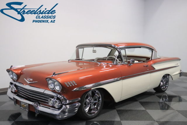 283 V8, AUTO, PS, A/C, 4-WHEEL DISCS, SLICK PAINT, HIGH-END RESTOMOD, VERY CLEAN 1958 Chevrolet Bel Air/150/210