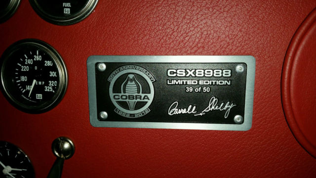 1962 Shelby CSX 8000 Fiberglass Body 50th anniversary - photo 5