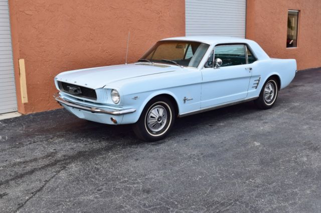 289 V8 "A" Code / Super Clean/Solid Floors/Frame 1966 Ford Mustang COUPE