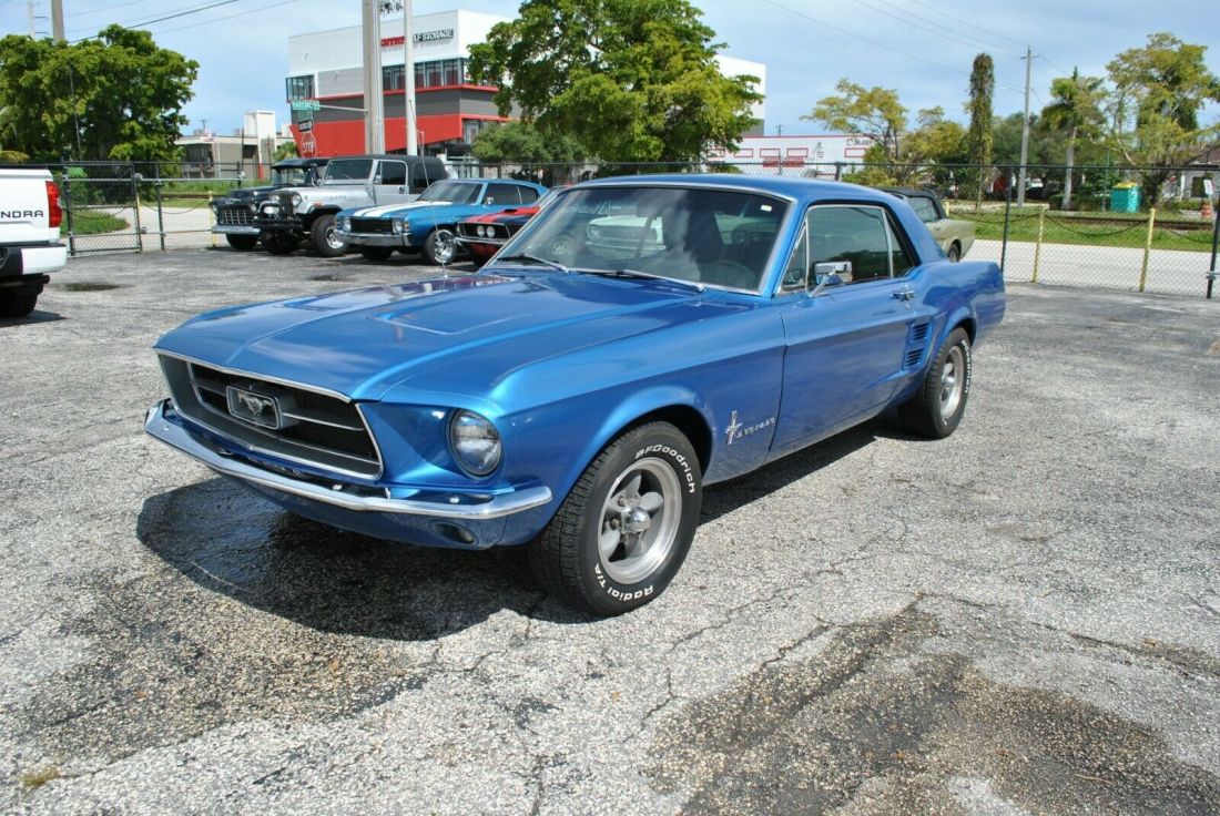 289 V8 AUTO PS CHROME! DUAL EXHAUST TORQUE THRUST WHEELS 1967 Ford Mustang