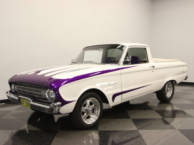 289 V8, AUTO, R134A A/C, FRONT DISCS, LOKAR SHIFTER, SUPER CLEAN & STRAIGHT!! 1961 Ford Ranchero Falcon