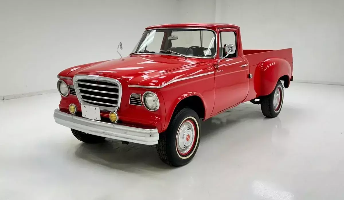 289ci Sweepstakes V8/3-Speed Manual, OD/Upgraded Seats/Front Disc Brakes 1961 Studebaker Champ Pickup