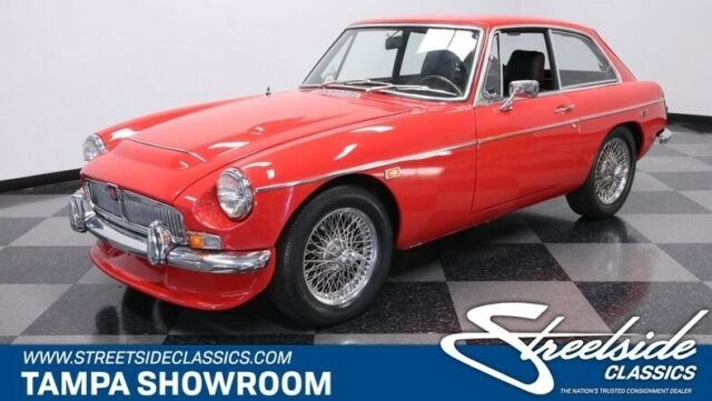2912 CC INLINE 6 3 SPEED AUTO POWER BRAKES FRONT DISC WIRE WHEELS RARE MGC 1969 MG MGC GT
