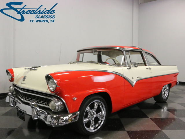 292 CI THUNDERBIRD SPECIAL, NICE TWO-TONE RESTO, 18" REV WHEELS, GREAT CRUISER 1955 Ford Fairlane Crown Victoria