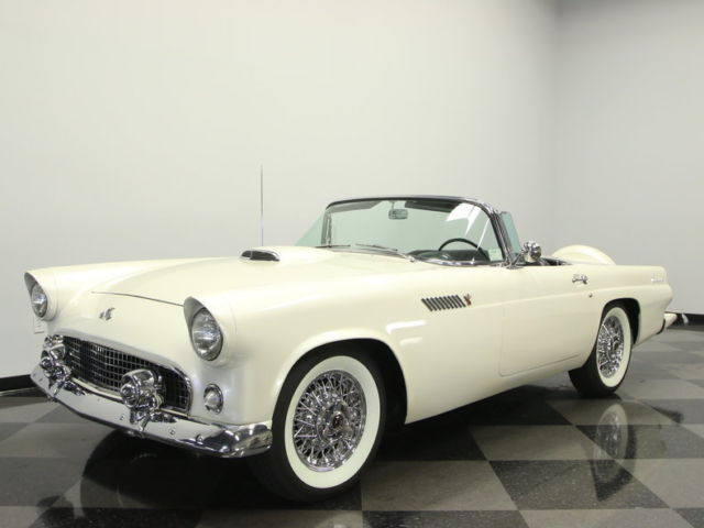 292 V8, AUTO, BOTH TOPS, WIRE WHEELS, CONTINENTAL KIT, PW, PS, PB, NICE '55 BIRD 1955 Ford Thunderbird