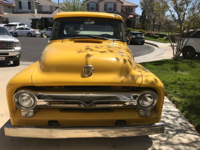 292 y block rebuilt only 400 miles on motor all ford parts!!! 1956 Ford F-100 f-100