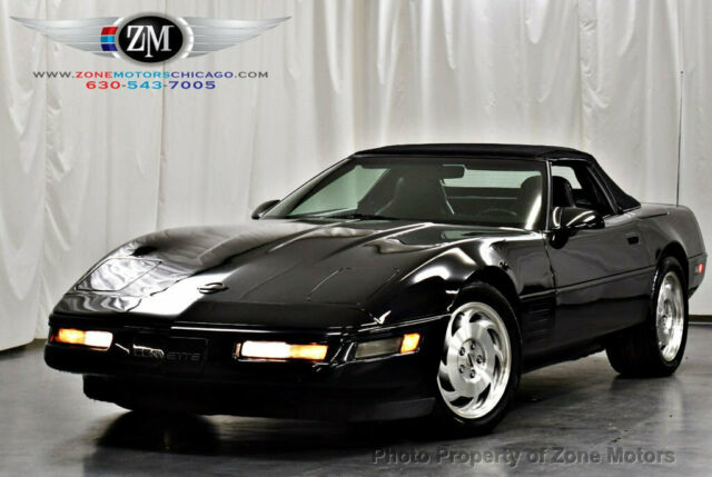 2dr Convertible Low Miles Automatic Gasoline 5.7L 8 Cyl Black 1994 Chevrolet Corvette 2dr Convertible