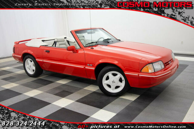 2dr Convertible LX Sport 5.0L 5.0L V8 - WHITE CONVERTIBLE SOFT TOP - ONLY 35K MI 1992 Ford Mustang 2dr Convertible LX Sport 5.0L