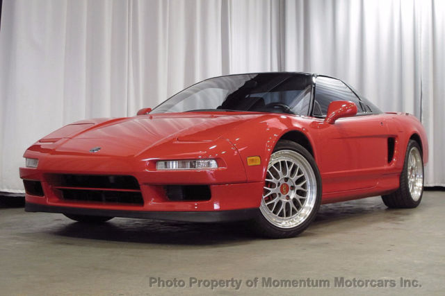 2dr Sport Coupe 5-Speed Low Miles Manual Gasoline 3.0L V6 Cyl Red 1993 Acura NSX 2dr Sport Coupe 5-Speed