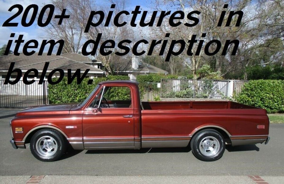 1971 Chevrolet C-10 Cheyenne 1 Owner Rust Free #s Matching CA Original - photo 2