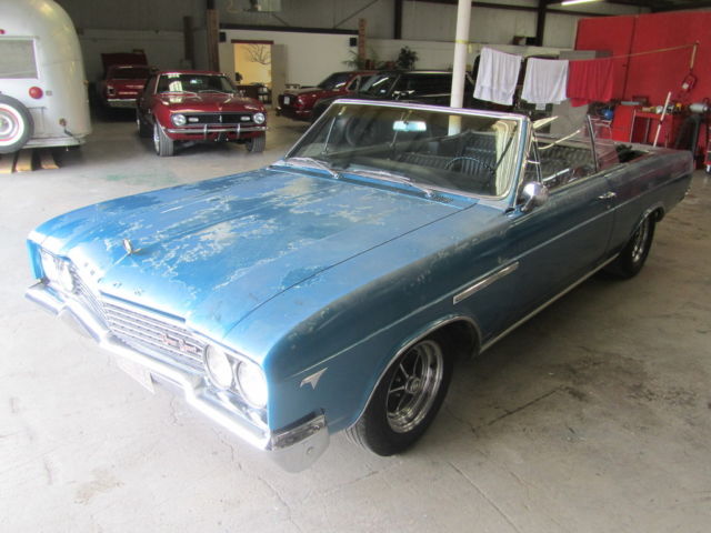3-DAY AUCTION MUST GO LOT DRIVES TEXAS SOLID 401 CID V-8 POWER STEERING BRAKES 1965 Buick Skylark GS CONVERTIBLE PROJECT