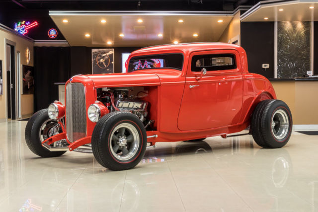 3-Window Coupe! Ford 392ci Stroker V8, C4 Automatic, 4-Wheel Disc, Power Options 1932 Ford 3-Window Coupe Street Rod