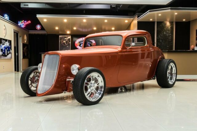 3-Window Coupe, Hot Rod! 350ci V8 w/ 8-Stack EFI, TH350 Automatic, TCI Chassis! 1934 Ford 3-Window Coupe Street Rod