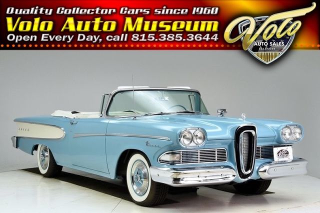 $300,000 restoration! 1958 Edsel Pacer --