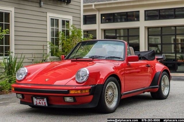 1986 Porsche 911 Carrera Wide Body Cabriolet M491 Turbo Look - photo 4