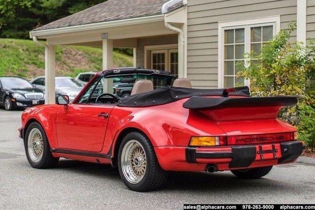 1986 Porsche 911 Carrera Wide Body Cabriolet M491 Turbo Look - photo 6