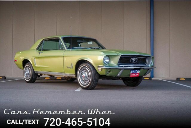 1968 Ford Mustang Coupe One Family Owned