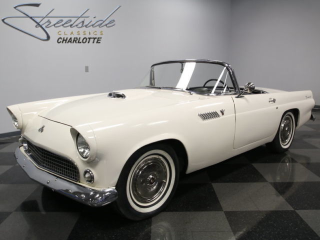 302 V8, C4 AUTO, HARDTOP, 1ST YEAR, CORRECT SNOWSHOE WHITE, DRIVE ANYWHERE!! 1955 Ford Thunderbird