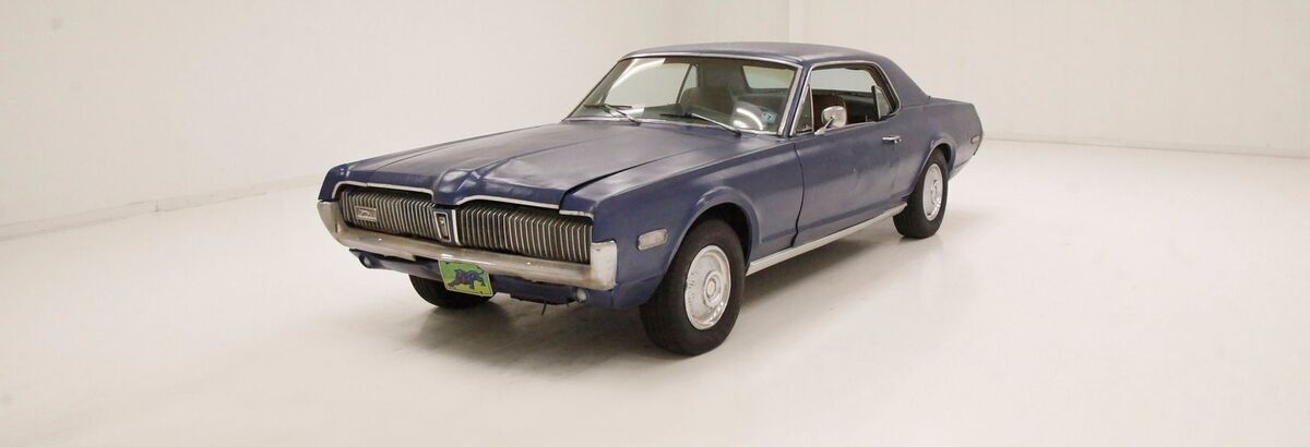 302ci V8/C4 Auto/Complete Project Car/Hideaway Headlights 1968 Mercury Cougar Hardtop