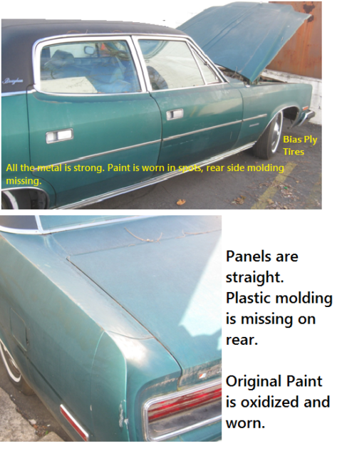 304 1974 AMC Ambassador 4 door Auto Trans,. Pwr Brake, Pwr Steer ALL ORIGINAL 1974 AMC AMBASSADOR BROUGHAM