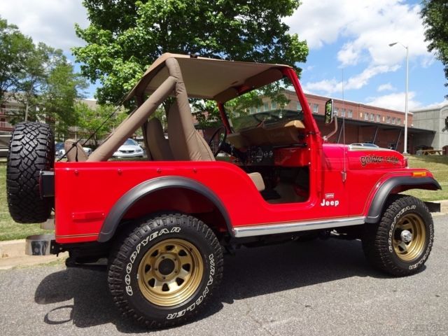 1978 Jeep Wrangler ORIGINAL GOLDEN EAGLE LEVI INTERIOR FLAWLESS RESTO - photo 11