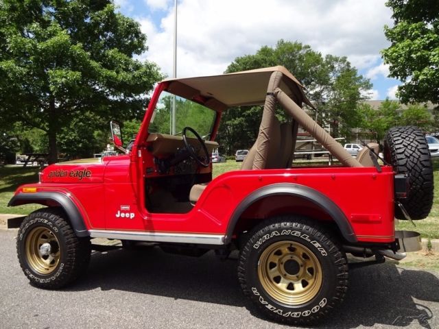 1978 Jeep Wrangler ORIGINAL GOLDEN EAGLE LEVI INTERIOR FLAWLESS RESTO - photo 12