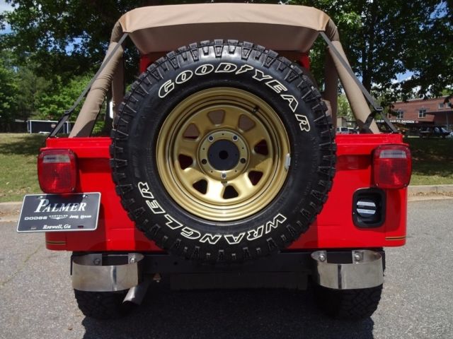 1978 Jeep Wrangler ORIGINAL GOLDEN EAGLE LEVI INTERIOR FLAWLESS RESTO - photo 4