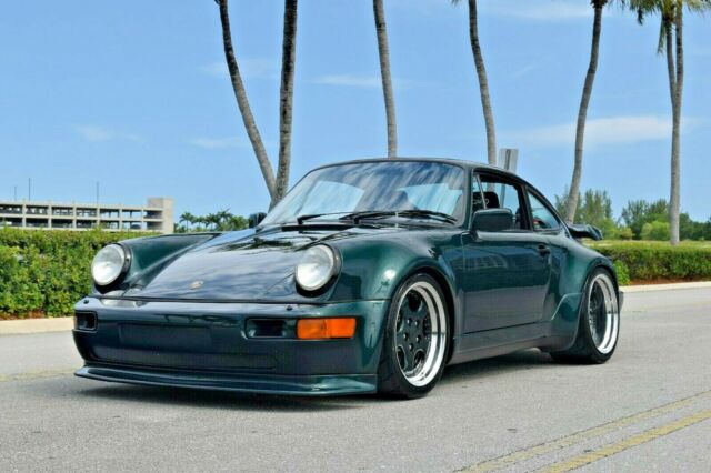 $30k Split Case Rebuild - 3.3L Turbo - Widebody - OG Forest Green - Rotiforms 1990 Porsche 911 964 Carrera 4 Turbo