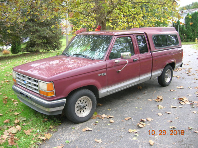 3.0L V6, 5 Speed Manual, 2WD. Fiberglass cap. (MORE PICS ADDED of FRAME) 1991 Ford Ranger XLT