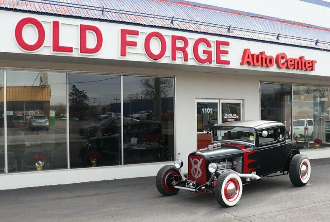 31 hot rod nostalgic old school chopped channeled 350 sbc 1931 Ford Model A