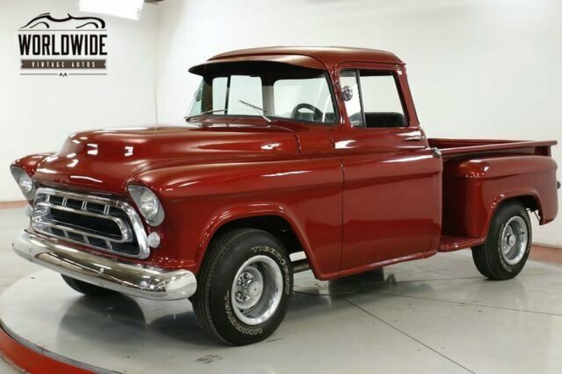 3100 Restored Big Window Chrome Rare 1958 Chevrolet Apache