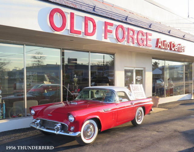 312 v8 3 speed manual with overdrive 1956 Ford Thunderbird