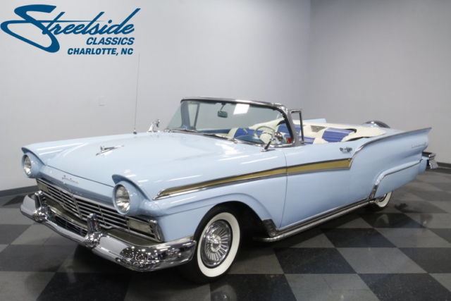 312 V8, 3SPD AUTO, PWR STEER & TOP, RUNS/DRIVES GR8, TAKEN CARE OF, FUN-IN-SUN!! 1957 Ford Fairlane 500 Sunliner
